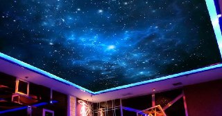 Натяжной потолок звездное небо Щелково, цена от 5294 руб.