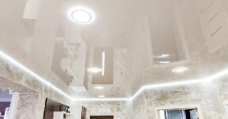Натяжной ПВХ потолок Щелково, цена от 2126 руб.